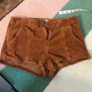 Corduroy Forever 21 shorts